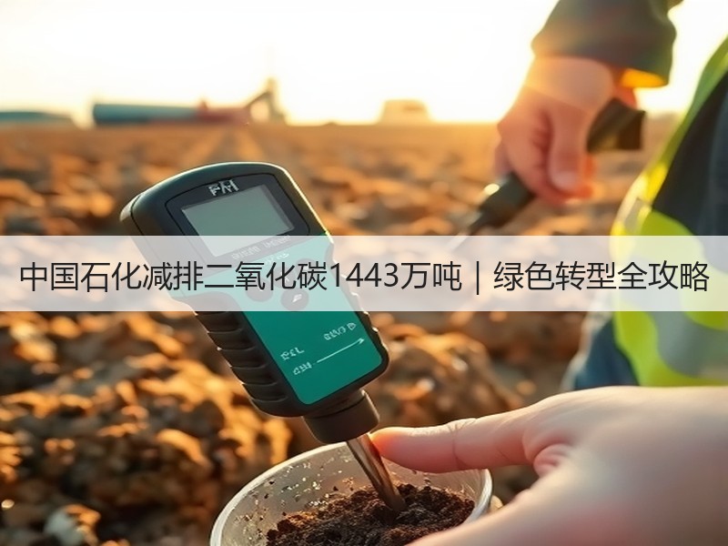 中国石化减排二氧化碳1443万吨|绿色转型全攻略 中国石化减排二氧化碳1443万吨|绿色转型全攻略