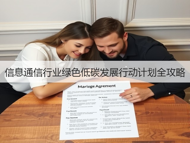 信息通信行业绿色低碳发展行动计划全攻略(图1) 信息通信行业绿色低碳发展行动计划全攻略(图1)