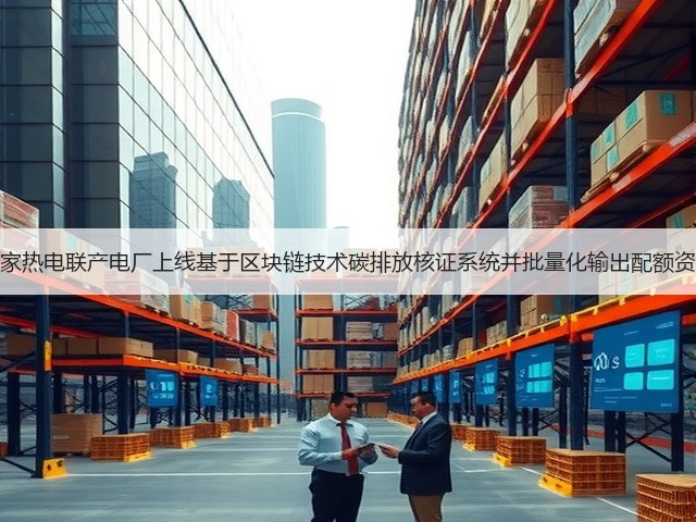 多家热电联产电厂上线基于区块链技术碳排放核证系统并批量化输出配额资产(图1) 多家热电联产电厂上线基于区块链技术碳排放核证系统并批量化输出配额资产(图1)