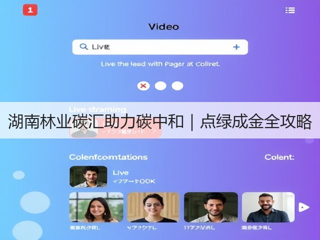 湖南林业碳汇助力碳中和|点绿成金全攻略(图3) 湖南林业碳汇助力碳中和|点绿成金全攻略(图3)