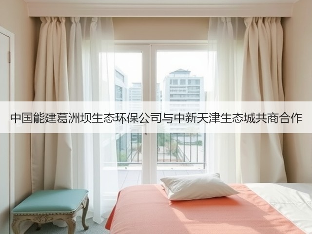中国能建葛洲坝生态环保公司与中新天津生态城共商合作(图3) 中国能建葛洲坝生态环保公司与中新天津生态城共商合作(图3)