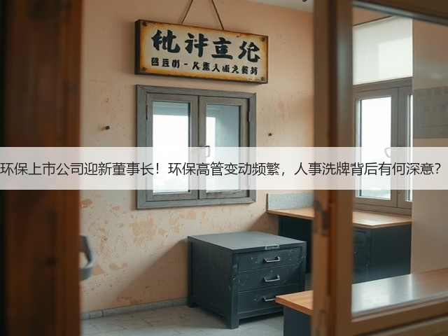 环保上市公司迎新董事长!环保高管变动频繁,人事洗牌背后有何深意?(图1) 环保上市公司迎新董事长!环保高管变动频繁,人事洗牌背后有何深意?(图1)