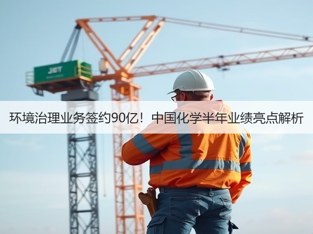 环境治理业务签约90亿!中国化学半年业绩亮点解析(图3) 环境治理业务签约90亿!中国化学半年业绩亮点解析(图3)