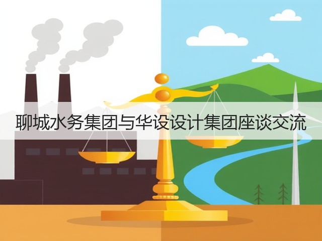 聊城水务集团与华设设计集团座谈交流(图1) 聊城水务集团与华设设计集团座谈交流(图1)