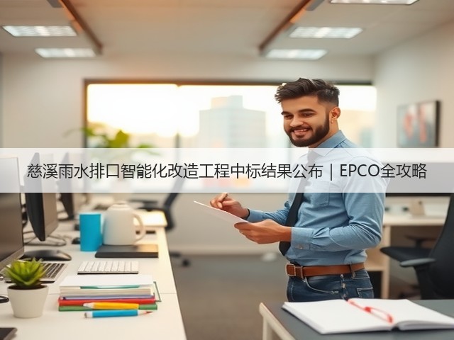 慈溪雨水排口智能化改造工程中标结果公布|EPCO全攻略(图3) 慈溪雨水排口智能化改造工程中标结果公布|EPCO全攻略(图3)