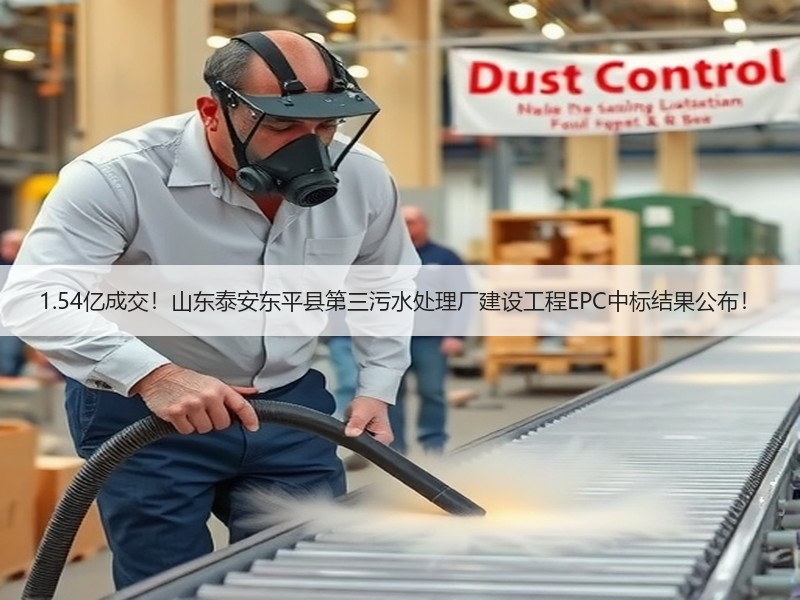 1.54亿成交！山东泰安东平县第三污水处理厂建设工程EPC中标结果公布！
