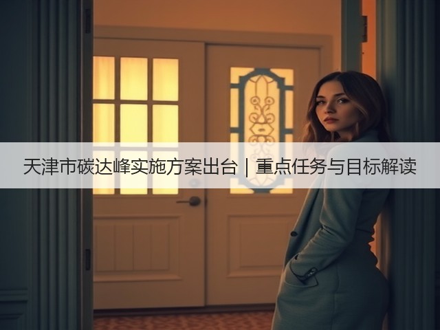 天津市碳达峰实施方案出台|重点任务与目标解读(图1) 天津市碳达峰实施方案出台|重点任务与目标解读(图1)