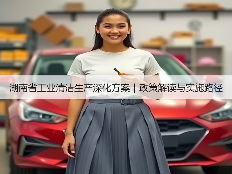 湖南省工业清洁生产深化方案|政策解读与实施路径 湖南省工业清洁生产深化方案|政策解读与实施路径