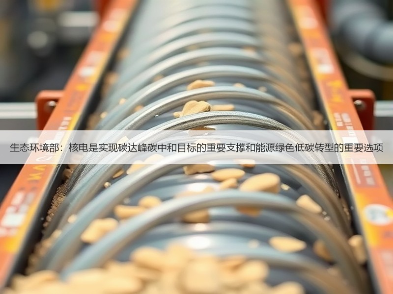 生态环境部：核电是实现碳达峰碳中和目标的重要支撑和能源绿色低碳转型的重要选项