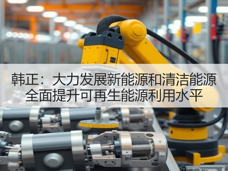 韩正：大力发展新能源和清洁能源 全面提升可再生能源利用水平