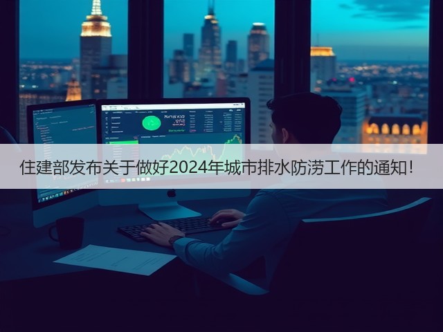 住建部发布关于做好2024年城市排水防涝工作的通知!(图1) 住建部发布关于做好2024年城市排水防涝工作的通知!(图1)