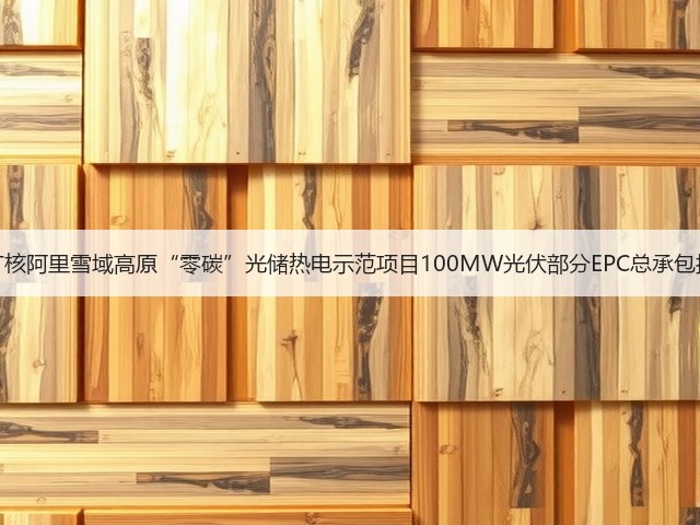 中广核阿里雪域高原“零碳”光储热电示范项目100MW光伏部分EPC总承包招标(图2) 中广核阿里雪域高原“零碳”光储热电示范项目100MW光伏部分EPC总承包招标(图2)