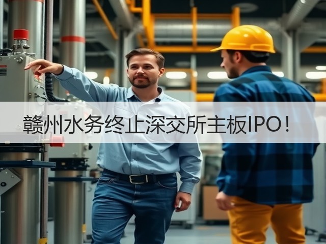 赣州水务终止深交所主板IPO！(图1)