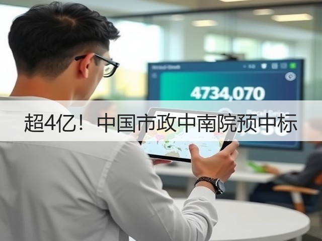 超4亿!中国市政中南院预中标(图3) 超4亿!中国市政中南院预中标(图3)