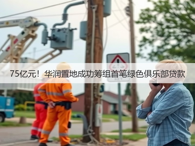 75亿元！华润置地成功筹组首笔绿色俱乐部贷款