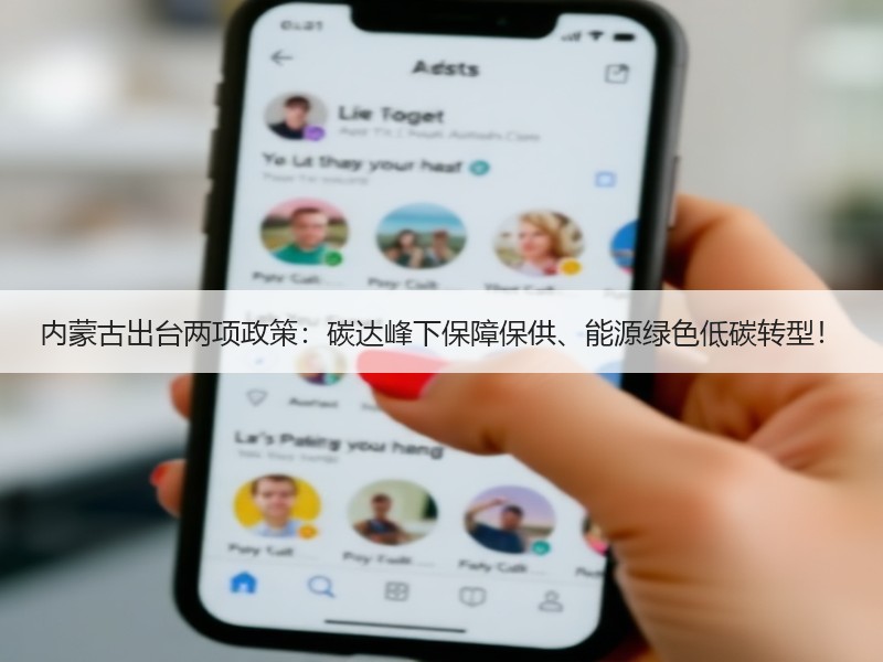 内蒙古出台两项政策：碳达峰下保障保供、能源绿色低碳转型！