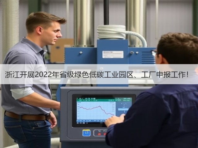 浙江开展2022年省级绿色低碳工业园区、工厂申报工作!(图1) 浙江开展2022年省级绿色低碳工业园区、工厂申报工作!(图1)