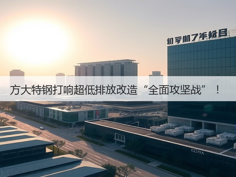 方大特钢打响超低排放改造“全面攻坚战” ！