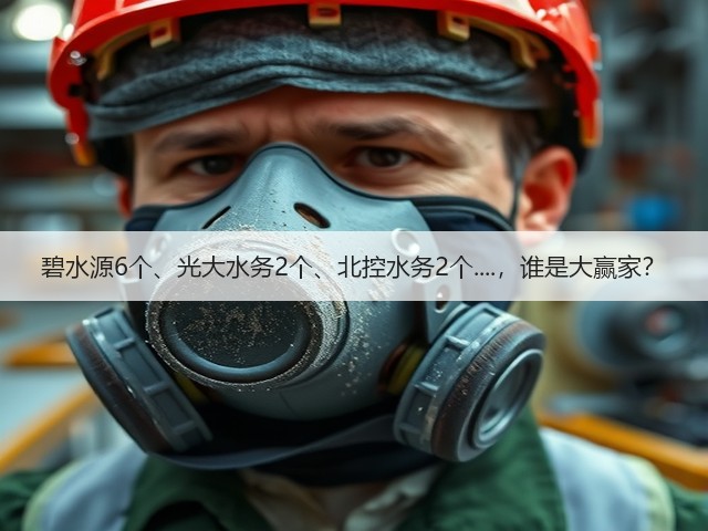 碧水源6个、光大水务2个、北控水务2个....,谁是大赢家?(图2) 碧水源6个、光大水务2个、北控水务2个....,谁是大赢家?(图2)