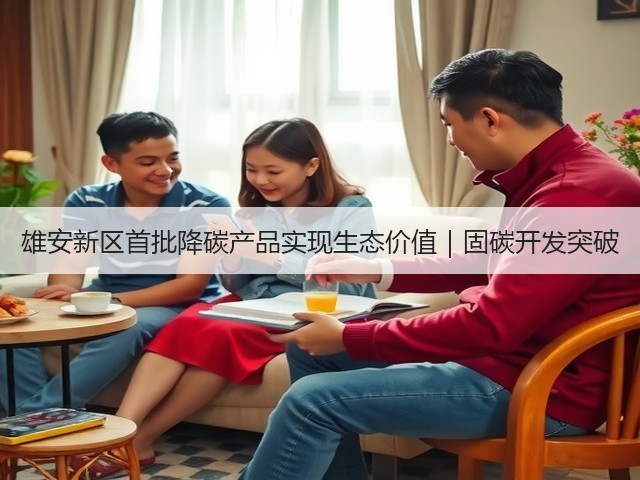 雄安新区首批降碳产品实现生态价值|固碳开发突破(图3) 雄安新区首批降碳产品实现生态价值|固碳开发突破(图3)