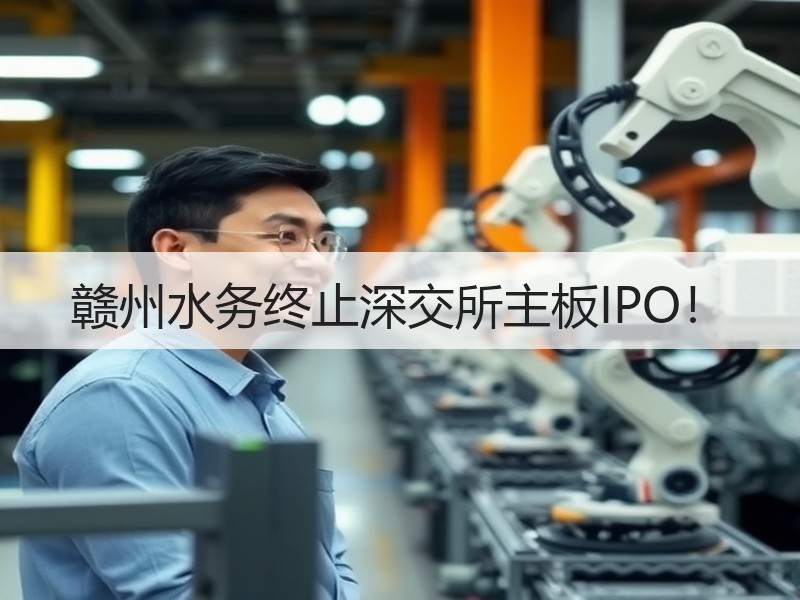 赣州水务终止深交所主板IPO！