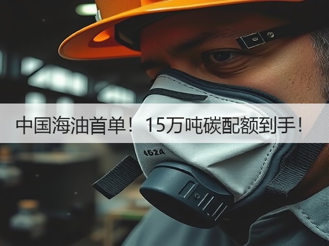 中国海油首单!15万吨碳配额到手!(图1) 中国海油首单!15万吨碳配额到手!(图1)