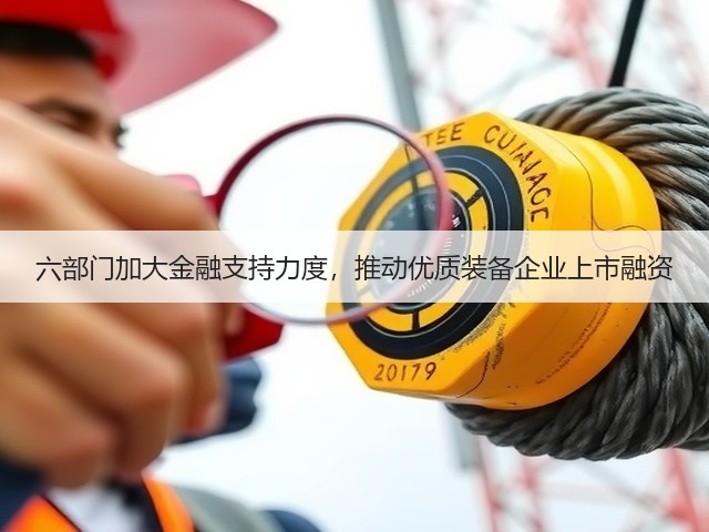六部门加大金融支持力度，推动优质装备企业上市融资(图3)