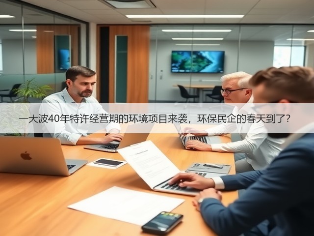 一大波40年特许经营期的环境项目来袭，环保民企的春天到了？(图3)