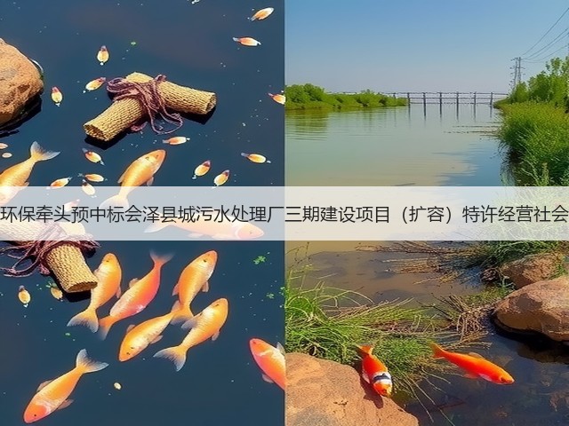 天津创业环保牵头预中标会泽县城污水处理厂三期建设项目(扩容)特许经营社会投资人!(图1) 天津创业环保牵头预中标会泽县城污水处理厂三期建设项目(扩容)特许经营社会投资人!(图1)