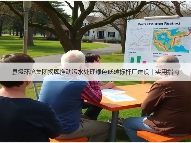 县级环境集团揭牌推动污水处理绿色低碳标杆厂建设|实用指南(图3) 县级环境集团揭牌推动污水处理绿色低碳标杆厂建设|实用指南(图3)