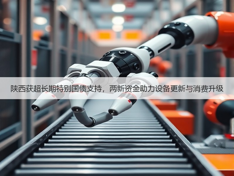 陕西获超长期特别国债支持，两新资金助力设备更新与消费升级