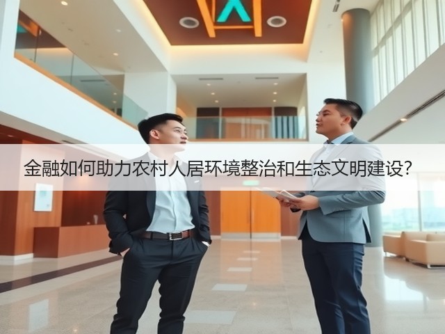 金融如何助力农村人居环境整治和生态文明建设?(图2) 金融如何助力农村人居环境整治和生态文明建设?(图2)