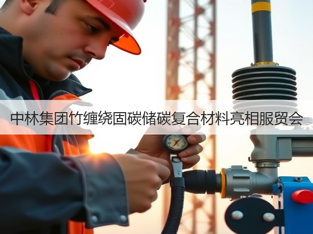 中林集团竹缠绕固碳储碳复合材料亮相服贸会(图2) 中林集团竹缠绕固碳储碳复合材料亮相服贸会(图2)