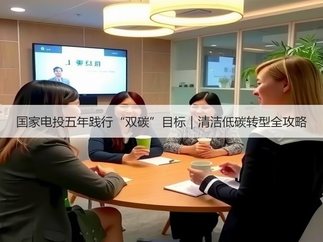 国家电投五年践行“双碳”目标|清洁低碳转型全攻略(图2) 国家电投五年践行“双碳”目标|清洁低碳转型全攻略(图2)