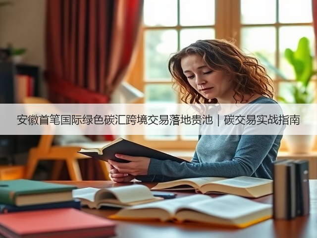 安徽首笔国际绿色碳汇跨境交易落地贵池|碳交易实战指南(图3) 安徽首笔国际绿色碳汇跨境交易落地贵池|碳交易实战指南(图3)