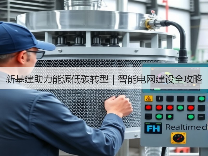 新基建助力能源低碳转型|智能电网建设全攻略 新基建助力能源低碳转型|智能电网建设全攻略