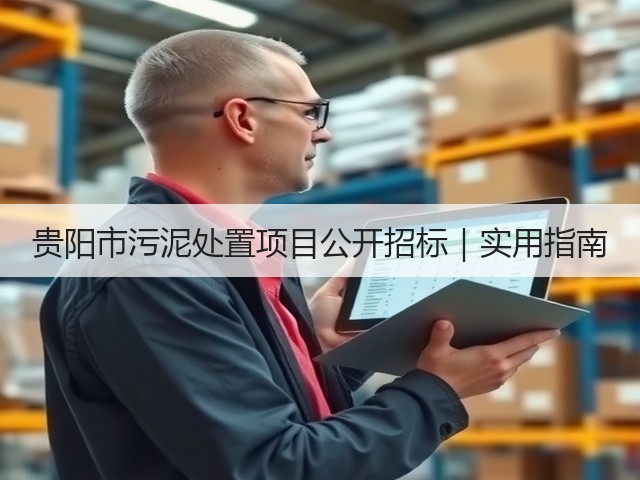贵阳市污泥处置项目公开招标|实用指南(图1) 贵阳市污泥处置项目公开招标|实用指南(图1)