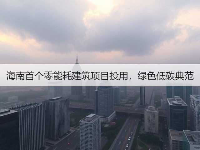 海南首个零能耗建筑项目投用,绿色低碳典范(图2) 海南首个零能耗建筑项目投用,绿色低碳典范(图2)
