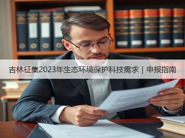 吉林征集2023年生态环境保护科技需求｜申报指南(图3)
