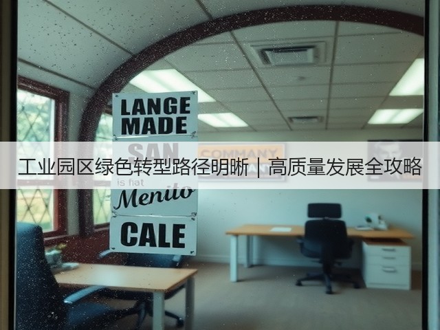 工业园区绿色转型路径明晰|高质量发展全攻略(图2) 工业园区绿色转型路径明晰|高质量发展全攻略(图2)