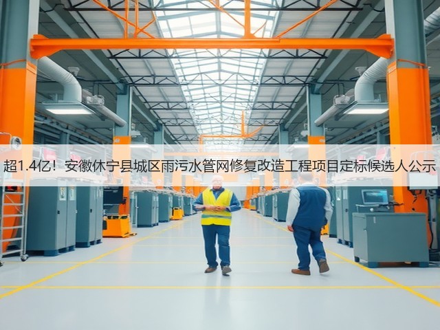 超1.4亿!安徽休宁县城区雨污水管网修复改造工程项目定标候选人公示(图1) 超1.4亿!安徽休宁县城区雨污水管网修复改造工程项目定标候选人公示(图1)