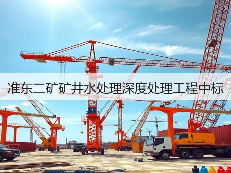 准东二矿矿井水处理深度处理工程中标