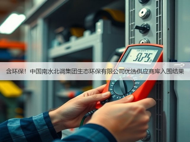 含环保!中国南水北调集团生态环保有限公司优选供应商库入围结果(图1) 含环保!中国南水北调集团生态环保有限公司优选供应商库入围结果(图1)