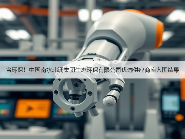 含环保!中国南水北调集团生态环保有限公司优选供应商库入围结果(图1) 含环保!中国南水北调集团生态环保有限公司优选供应商库入围结果(图1)