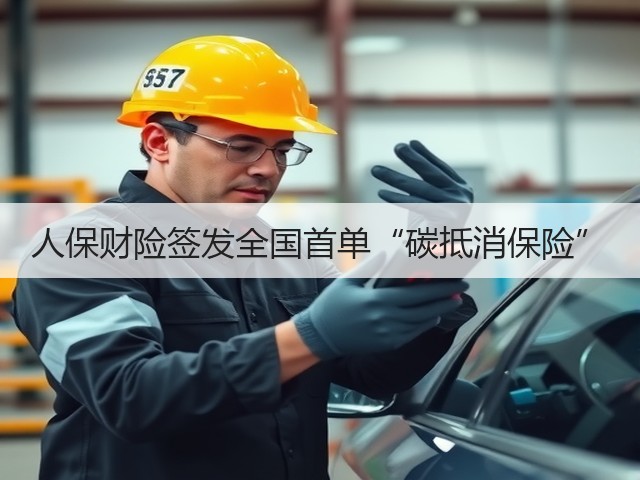 人保财险签发全国首单“碳抵消保险”(图2) 人保财险签发全国首单“碳抵消保险”(图2)