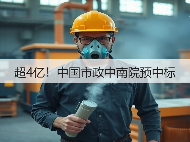 超4亿!中国市政中南院预中标(图3) 超4亿!中国市政中南院预中标(图3)