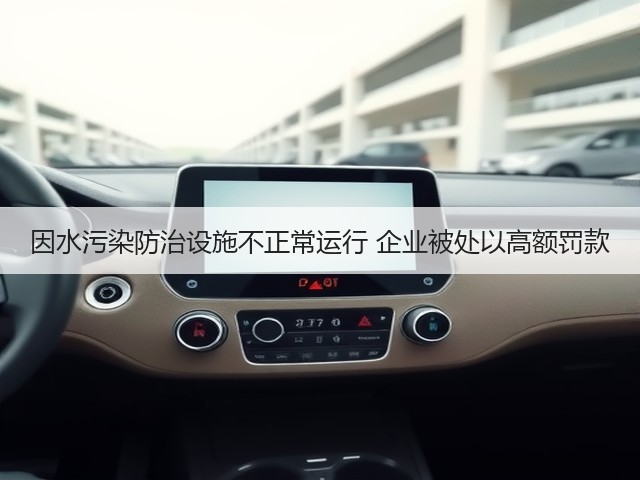 因水污染防治设施不正常运行 企业被处以高额罚款(图2) 因水污染防治设施不正常运行 企业被处以高额罚款(图2)