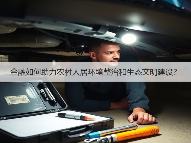金融如何助力农村人居环境整治和生态文明建设?(图3) 金融如何助力农村人居环境整治和生态文明建设?(图3)