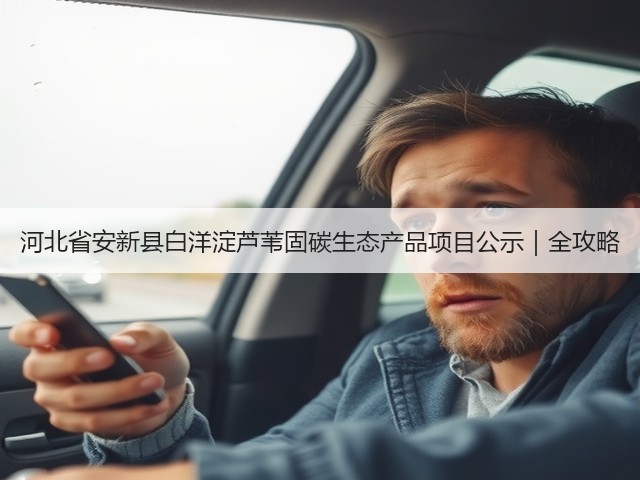 河北省安新县白洋淀芦苇固碳生态产品项目公示｜全攻略(图3)