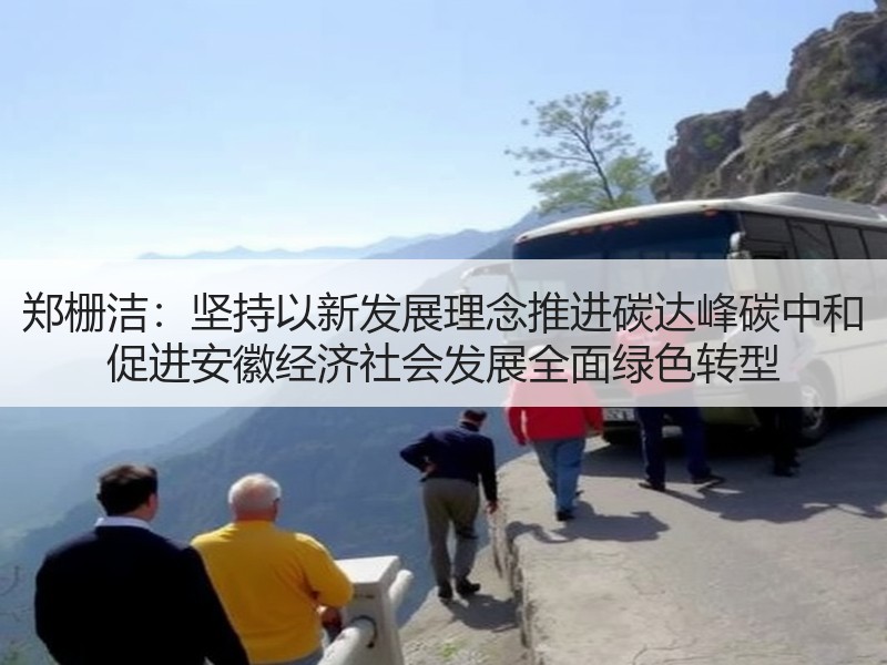 郑栅洁：坚持以新发展理念推进碳达峰碳中和 促进安徽经济社会发展全面绿色转型
